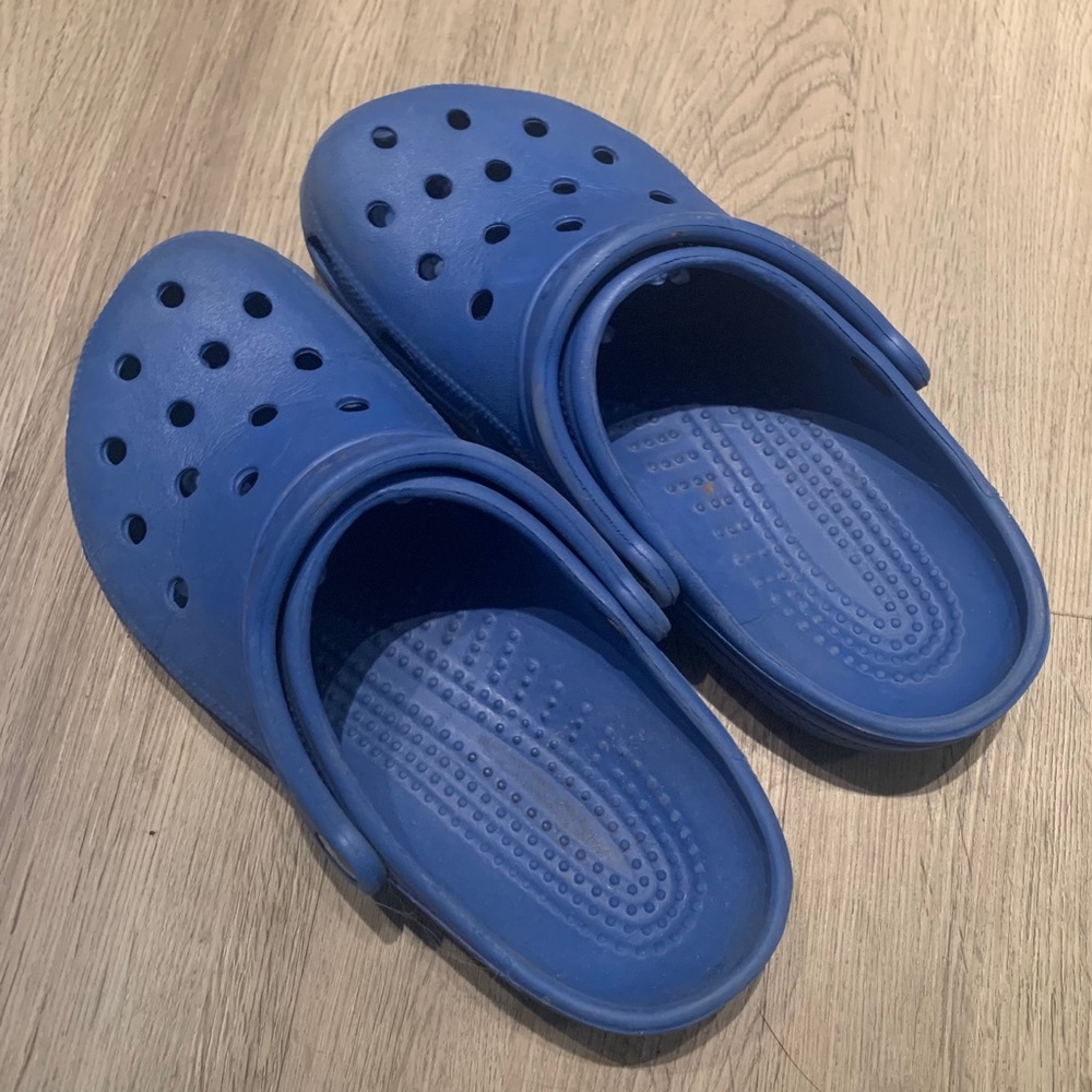 Blue Crocs